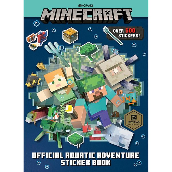 Minecraft Official Aquatic Adventure Sticker Book