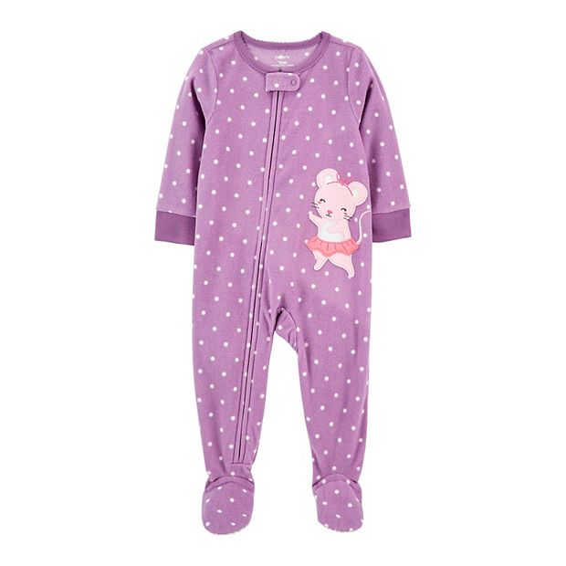 Carters big girl footed pajamas sale