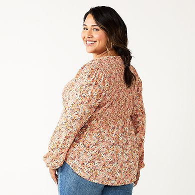sonoma womens plus size tops