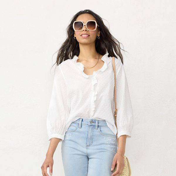 LC Lauren Conrad Women's Blouses On Sale Up To 90% Off Retail