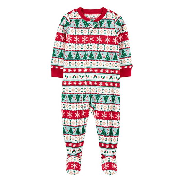 Baby fleece christmas discount pajamas