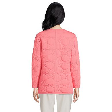 Women's Lands' End Insulated Cotton Long Jacket