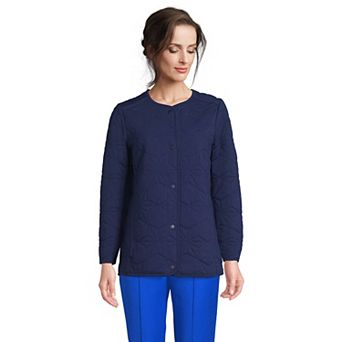 Women's Lands' End Insulated Cotton Long Jacket