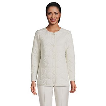 Women's Lands' End Insulated Cotton Long Jacket