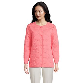Women's Lands' End Insulated Cotton Long Jacket
