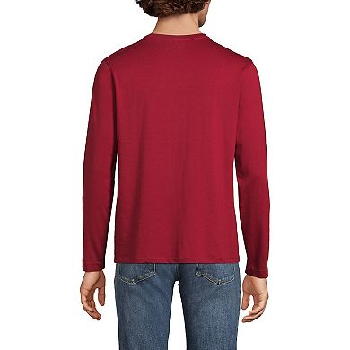 Big & Tall Lands' End Supima Crewneck Tee