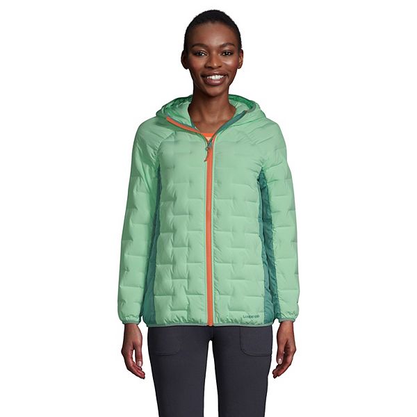 Women's Lands' End Hooded Insulated Down Jacket