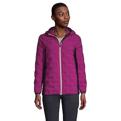 Women s Lands End Hooded Insulated Down Jacket