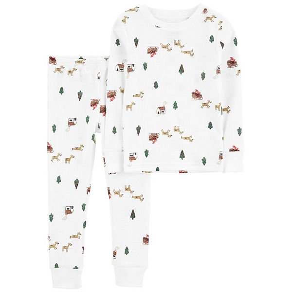 Kohls carters christmas pajamas hot sale