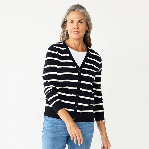 Kohls navy sale cardigan