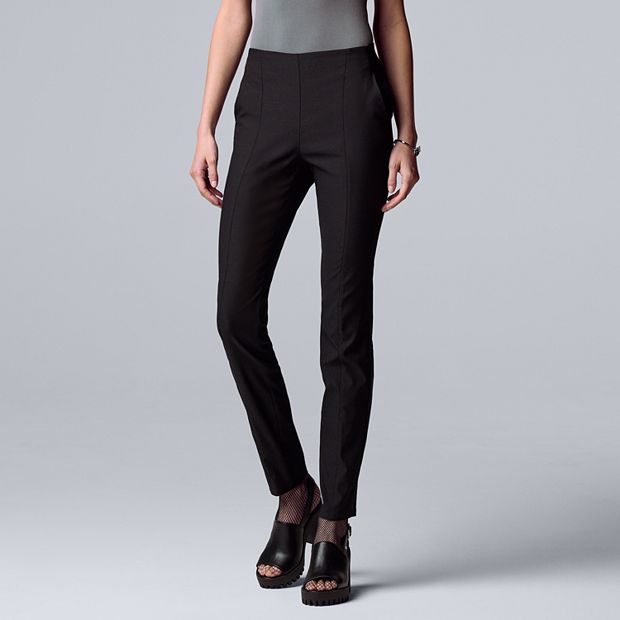 Side Zip Skinny Pants