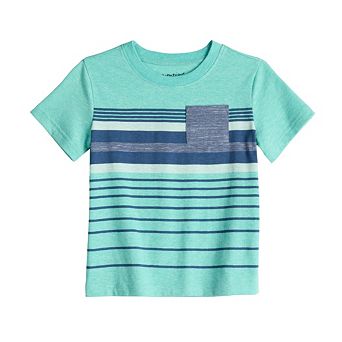 Toddler Boy Jumping Beans® Texture Stripe Pocket Tee