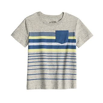 Toddler Boy Jumping Beans® Texture Stripe Pocket Tee