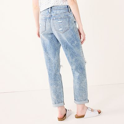 Juniors SO Low Rise Boyfriend Jeans