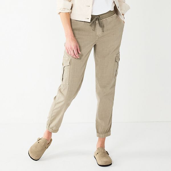 Women's Sonoma Goods For Life® Mid Rise Pull On Jogger Pants