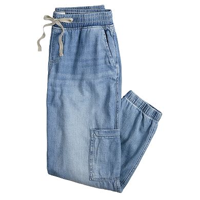 Women's Sonoma Goods For Life® Mid-Rise Denim Jogger Pants