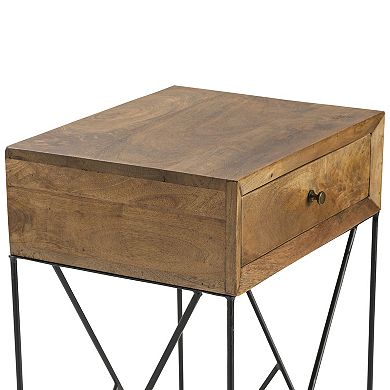 Bengal Manor Industrial End Table