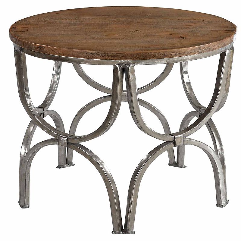 Bengal Manor Round End Table, Brown