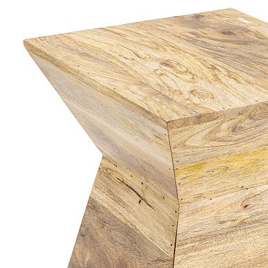 Bengal Manor Shaped End Table