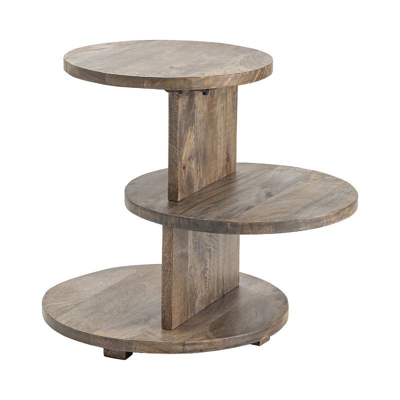 Dempsey Accent End Table, Brown