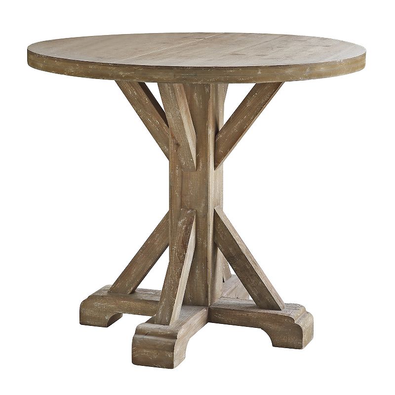 Rustic Large End Table, Brown