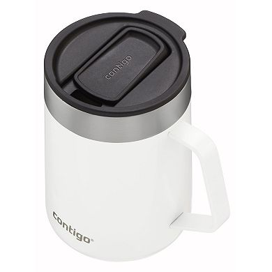Contigo 14-oz. Stainless Steel Vacuum-Insulated Mug with Handle & Splash-Proof Lid