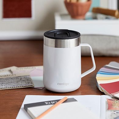 Contigo 14-oz. Stainless Steel Vacuum-Insulated Mug with Handle & Splash-Proof Lid