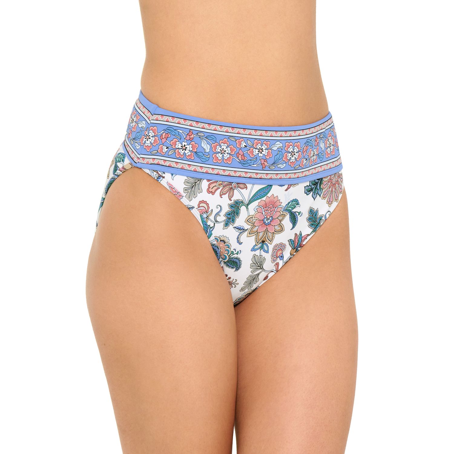 Wide Waistband Swim Bottoms