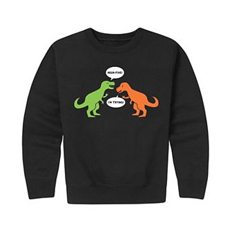 Boys 8-20 High Five T Rex Fleece Sweatshirt