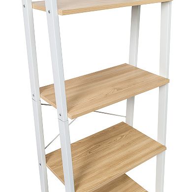 Honey-Can-Do Tapered Ladder 5-Shelf Bookcase