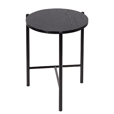 Honey-Can-Do Round End Table