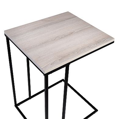 Honey-Can-Do Square C-Shape End Table