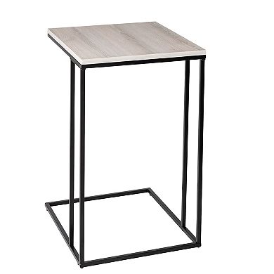 Honey-Can-Do Square C-Shape End Table