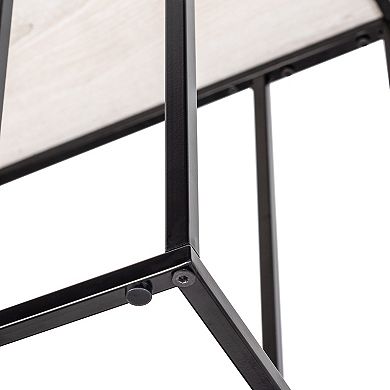 Honey-Can-Do Square C-Shape End Table