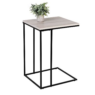 Honey-Can-Do Square C-Shape End Table