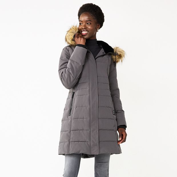 Kohls womens puffer coats best sale