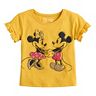 Toddler Girl Disney Mickey Mouse & Minnie Mouse Ruffle Sleeve Graphic Tee by Jumping Beans®