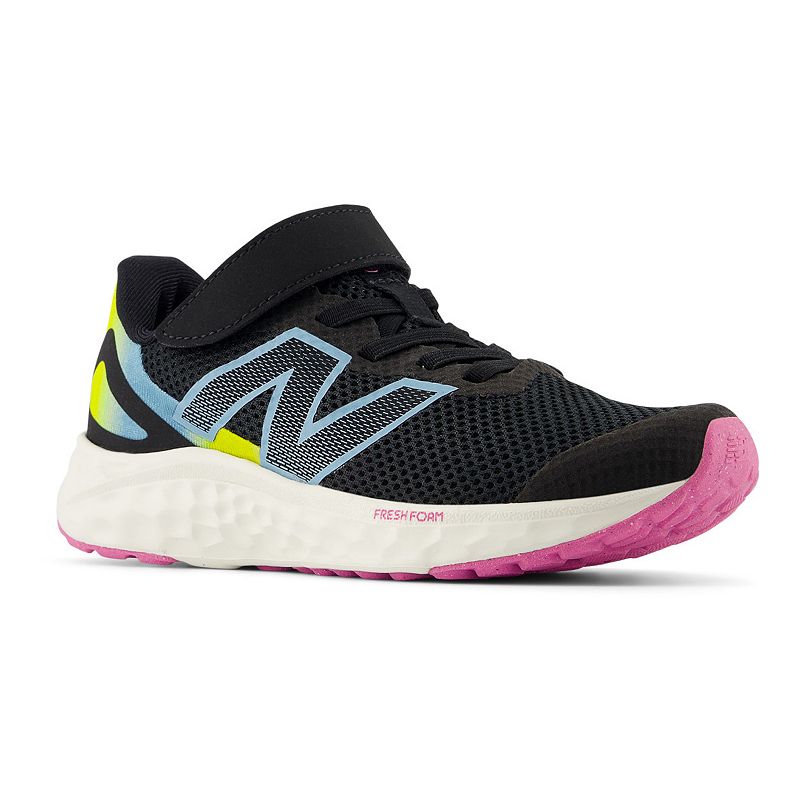 New Balance® Fresh Foam Arishi v4 Little Kids' Running Shoes, Girl's, Size: 3, Black Team