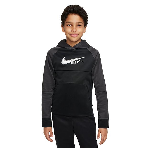 Boys 8 20 Nike Therma FIT Colorblock Training Hoodie