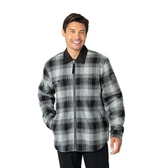 Men's Eddie Bauer Favorite Flannel Faux Shearling Lined Shacket