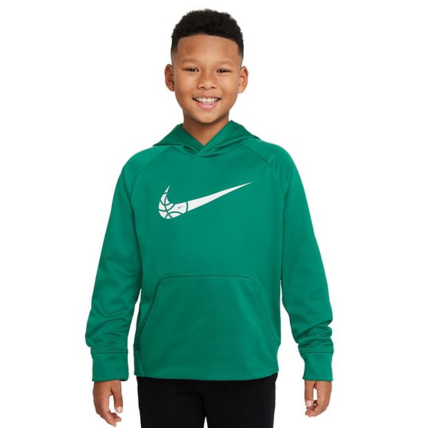 Boys green nike hoodie online