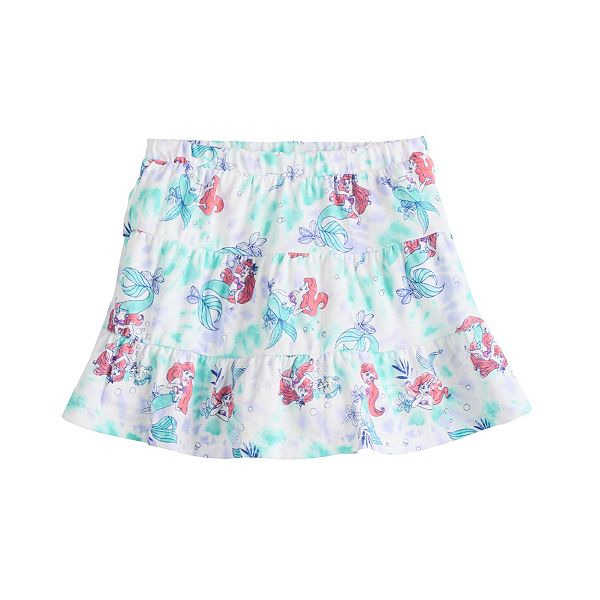 Disney's The Little Mermaid Ariel Toddler Girl Tiered Scooter Skort by ...