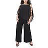 Women's Plus Size Chaus Strappy Overlay Jumpsuit