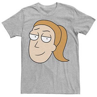 Men's Rick & Morty Summer Big Head Portrait Tee