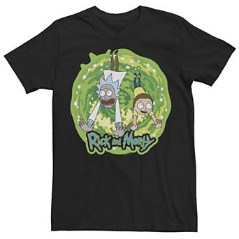 Men's Rick & Morty Portal Gun Portrait Tee