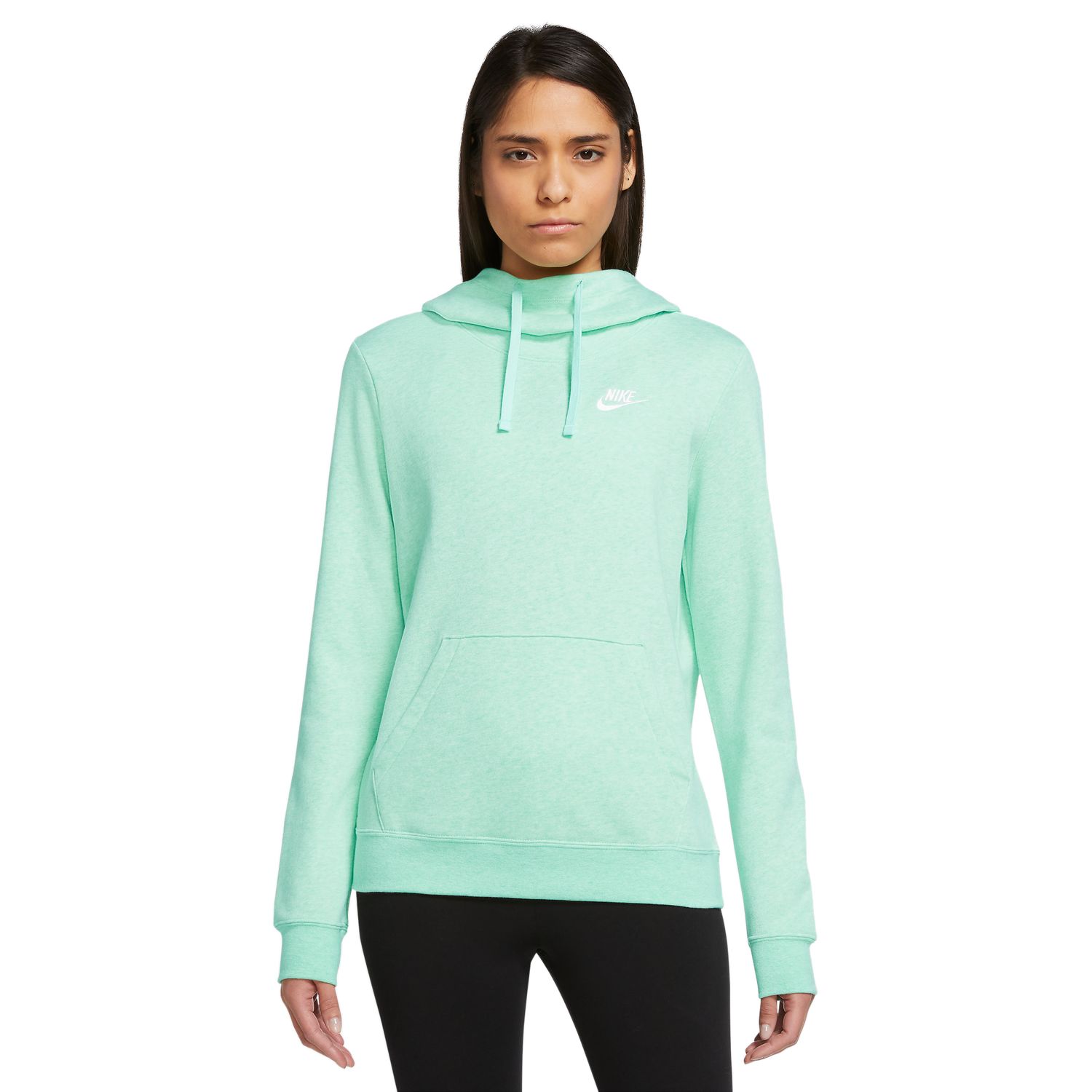 women's nike club fleece cowl hoodie