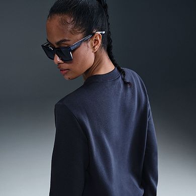 Women's Nike Sportswear Club Embroidered Logo Fleece Crewneck Sweatshirt