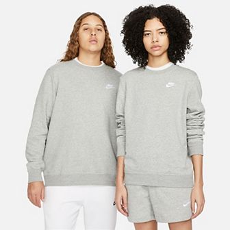 Women's Nike Sportswear Club Embroidered Logo Fleece Crewneck Sweatshirt