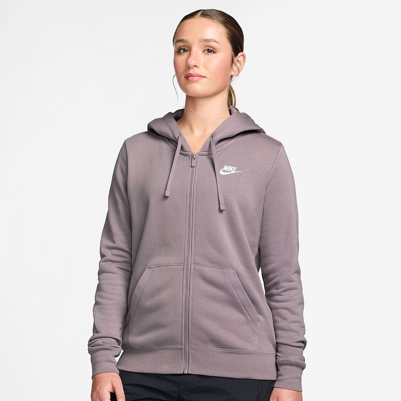 Women's Nike Sportswear Club Fleece Full-Zip Hoodie, 