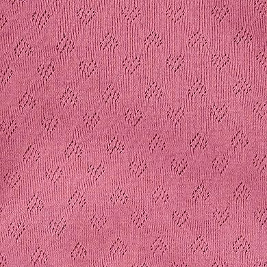 Baby Girl Carter's 4-Pack Heart Pointelle Bodysuits